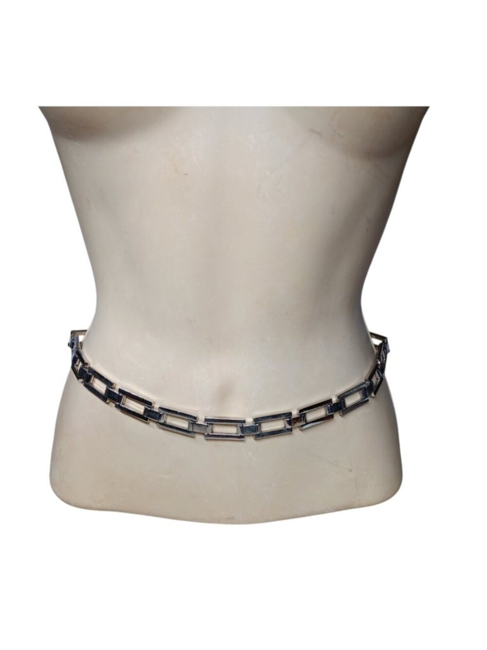 Belt Industrial Interlocking Stainless Steel Rectangular Runway Chain Link 36"